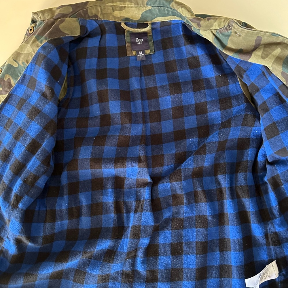 GAP Camouflage Utility Green Jacket Camo - Picture 3 of 7
